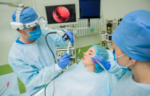 How is endoscopic surgery performed?